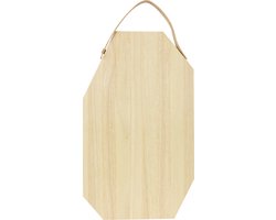 TAK Design Dippo Snijplank - Incl. Leer - Hout - 50 x 30 cm