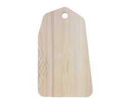 TAK Design Organic Snijplank L - Incl. Leer - Hout - 40 x 25 cm - Tritic