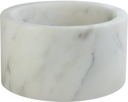 TAK Design Serveerkom Carlo - Marmer - Ø11 x 6 cm - Wit