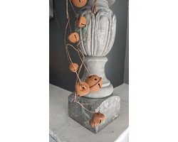 Tak met 23 roestbellen decoratief landelijk