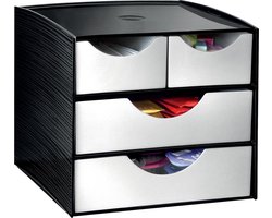 Take A Break by CEP ladenblok voor koffiehoek, ft 18,6 x 18,5 x 17,5 cm, zwart/grijs