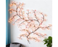 takken, muur, led, rotan, wijnstok, wanddecoratie, rotan lichtketting, wanddecoratie met afstandsbediening voor wanddecoratie, slaapkamer, bruiloft, kamer, decoratie, kerstdecoratie