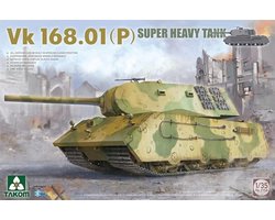 Takom Modelbouwpakket Militaire voertuigen - 2158 VK.168.01 (P) Super Heavy Tank Plastic - 1:35 - Modelbouw
