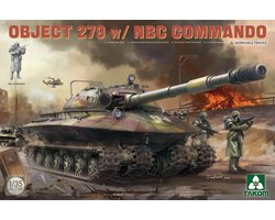 Takom Modelbouwpakket Militaire voertuigen - 2188 Object 279 met NBC Commando Plastic - 1:35 - Modelbouw