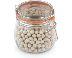 Tala – Bakbonen van Keramiek/bakparels in Weckpot – 0,38 L – Herbruikbaar – Blindbakvulling