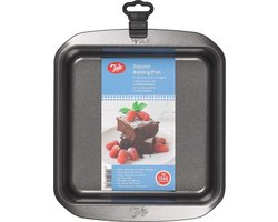 Tala Everyday – Vierkante Bakvorm – 20 x 20 cm – Non-Stick Carbonstaal – Whitford Xylan Antiaanbaklaag – Brede Handgrepen – Stapelbaar – Voor Brownies, Cake & Lasagne