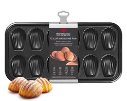Tala Performance – Madeleine Bakvorm – 12 Schelpvormen – Met Anti-aanbaklaag – Ovenbestendig Koolstofstaal – Voor Franse Madeleines