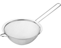 Tala – RVS Keukenzeef – 20 cm – Roestvrij Staal – Ergonomisch Handvat – Vaatwasserbestendig – Voor Groente, Fruit, Rijst & Bloem