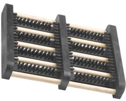 Talen Tools - Voetenveger - Dubbel - Harde kunststof borstels