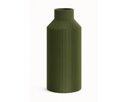 Tallo Designvaas 25 cm – Groen – Handgemaakt 3D‑Geprint PLA – Droogbloemen & Verse Bloemen – Woonaccessoires