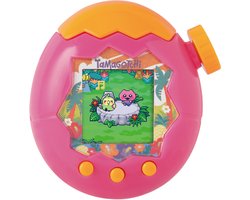 Tamagotchi Paradise Orange Tropics – Virtueel Diertje om te Verzorgen – Tamagotchi met Zoomwiel – Interactief Speelgoed in het Frans – Model Roze Tropische Jungle – Kinderspeelgoed 6 jaar en + – Bandai – 43425