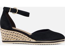 Tamaris Espadrilles blauw Leer - Dames - Maat 38