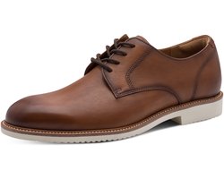 Tamaris heren leren veterschoenen 1-13205-46-348 Lage schoenen Zakelijke schoenen bruin