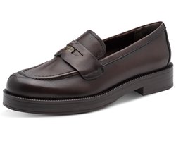Tamaris leren damesslippers 1-24354-47-304 Loafers voor dames, bruin