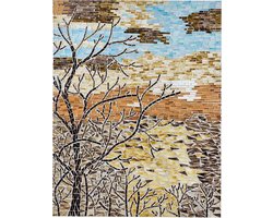 TAMIANG - Wanddecoratie - Multicolor - Glas