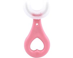 Tandenborstel baby - peuter - makkelijk -veilig en hygiënisch-Roze