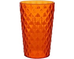 Tandenborstelbeker Set - Drinkglazen - Badkamer Organisatie - Onbreekbaar Ontwerp - 3 Stuks - Oranje