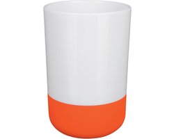 Tandenborstelbeker - Tandenborstelhouder - Badkamer Organiseren - Vochtbestendig Duurzaam - 75 x 115 cm - Oranje