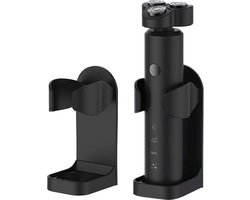Tandenborstelhouder - Houder Elektrische Tandenborstel - Kleur Zwart - zonder boren - geschikt voor Oral B Toothbrush - Zelfklevend hangende houder