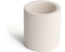 Tandenborstelhouder Steen - Sneldrogende Cup - Badkamer Organisatie - Absorberend Materiaal - 10x10x10 mm - Beige