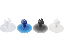 Tandpasta- en tandenborstelhouder met zuignap Fackelmann Tecno