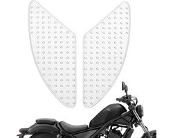 Tank rubber pads universele motorfietsen tank rubber bescherming sticker tankbescherming motorfiets zwart anti-slip rubber sticker voor Honda Suzuki Kawasaki enz., (zwart