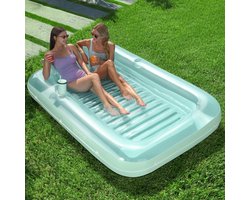 Tanning Pool Bed - Luchtbed Zwembad Opblaasbaar - water lounge