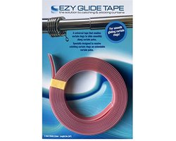 Tape voor gordijnen - Voorkomt vastzitten van ringetjes aan gordijnroedes - 3m