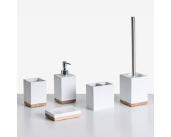 TAPICHE - Badkameraccessoireset - Wit - Polyresin
