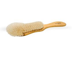 Tapijt- & Meubelborstel – Natuurlijk Blond Varkenshaar – Houten Handvat – Voor Meubels, Textiel & Tapijt