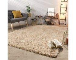 Tapijt Woonkamer Diepe Pool Lange Pool Zacht Modern Monochroom Design