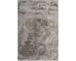 Tapijtenloods Fluffy Vacht Vloerkleed Woonkamer en Slaapkamer - Taupe - 80x150 CM - Superzacht Tapijt