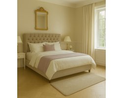 Tapijtloper beige - loper 80x100cm - tapijtloper hal - tapijtloper slaapkamer - polypropyleen garen - tapijtloper woonkamer - vloerkleed 80x100cm