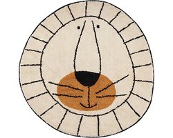 Tapis Petit Lion Vloerkleed Natural 100 x 100 cm