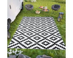 Tapiso Ibiza Vloerkleed Buitenkleed Outdoor Buitenmat Picknick Maat- 90x150