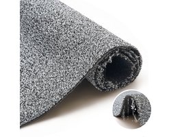 Tapiso Kunstgras Canyoo Grijs 7 mm Modern Grastapijt voor Balkon Tuin Terras UV-bestendig & Waterdoorlatend Maat- 400x250