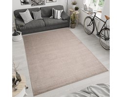 Tapiso Noyan Vloerkleed Tapijt Laagpolig Beige Woonkamer Kleed Maat- 300x400