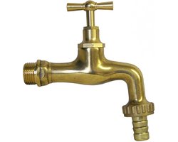 Tapkraan Messing 1/2"