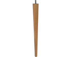 Tapse beuken salontafel poot 420x34mm retro conisch