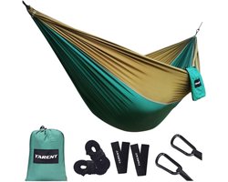 Tarent Hammock Outdoor Camping Hammocks Ultralight 300kg Load Capacity Hammock with Breathable Quick Dry Nylon Parachute