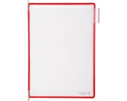 Tarifold tas t-display rood