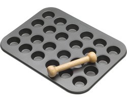 Tartelettevorm met deegversteviger - 24 gaten - anti-aanbaklaag - 35 x 27 cm tartelette vormen