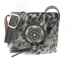 Tas gemaakt van koeienhuid Van Fiel/Lina Leather crem