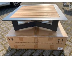 Taste 4SO Lovina koffietafel 82x82 cm - matt carbon