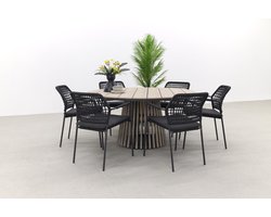 Taste Barista/GI Trinxa ronde stapelbare tuinset - 148 cm.