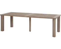 Taste by 4 Seasons Louvre tuintafel 240cm - Teak met Greywash