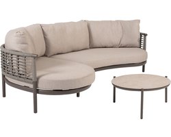 Taste by 4 Seasons Puglia chaise longue loungeset 3-delig - terre
