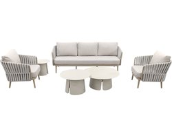 Taste Eva/Velora stoel-bank loungeset - 5-delig