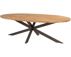Taste Prado ovale tuintafel 240x115 cm - teak/terre