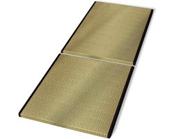 Tatami Mat - Rijststro Mat - Vloer Onderlegger - Hoge Dichtheid - 80 x 200 cm - Natuurlijk